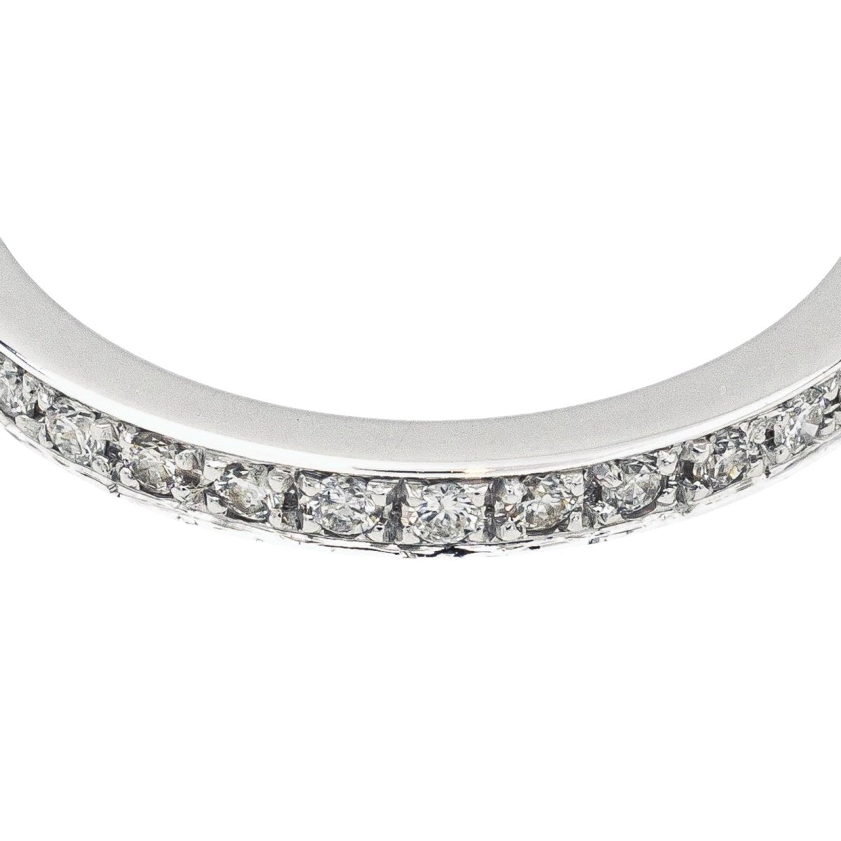 Bague Alliance en or blanc et diamants - Castafiore