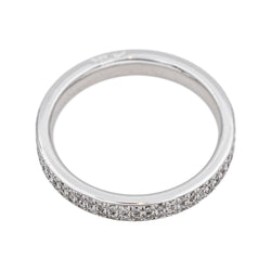 Bague Alliance en or blanc et diamants - Castafiore
