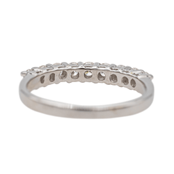 Bague Alliance en or blanc et diamants - Castafiore