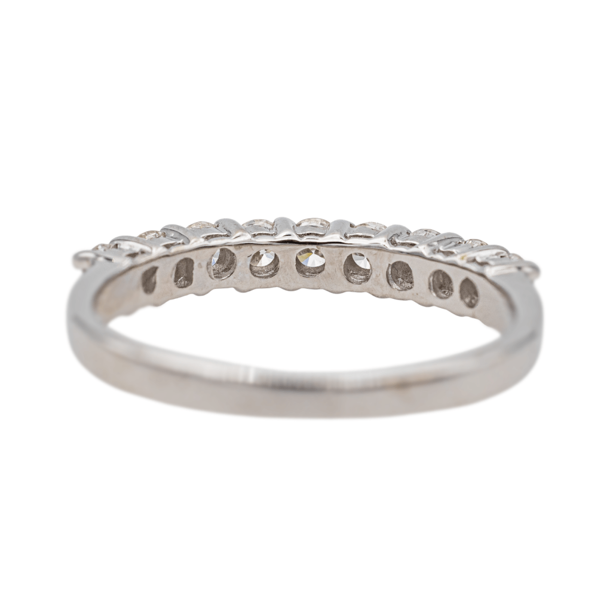 Bague Alliance en or blanc et diamants - Castafiore