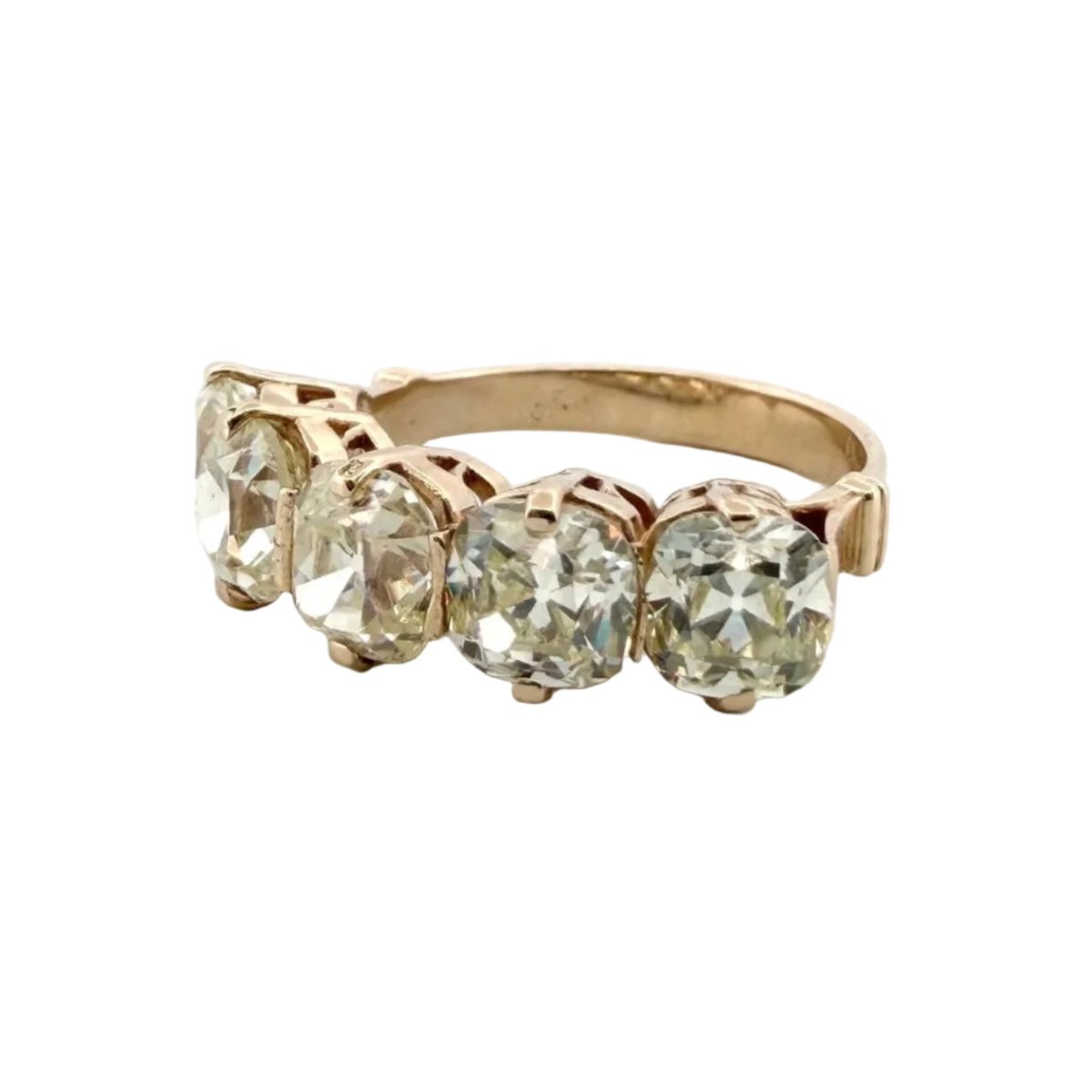 Bague Alliance en or blanc et diamants - Castafiore