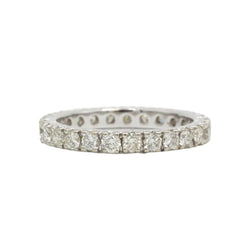 Bague Alliance en or blanc et diamants - Castafiore