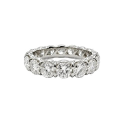 Bague Alliance en or blanc et diamants - Castafiore