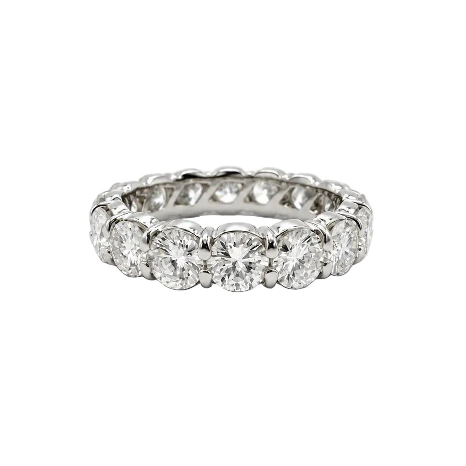 Bague Alliance en or blanc et diamants - Castafiore