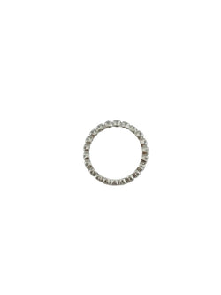 Bague Alliance en or blanc et diamants - Castafiore