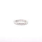 Bague Alliance en or blanc et diamants - Castafiore