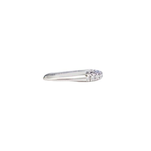 Bague Alliance en or blanc et diamants - Castafiore