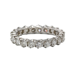 Bague Alliance en or blanc et diamants - Castafiore