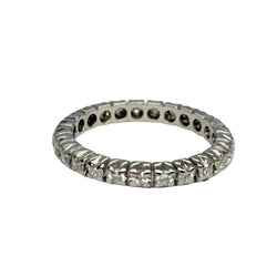 Bague Alliance en or blanc et diamants - Castafiore