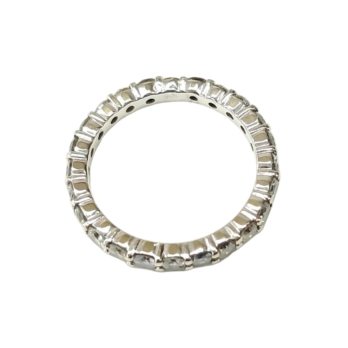 Bague Alliance en or blanc et diamants - Castafiore