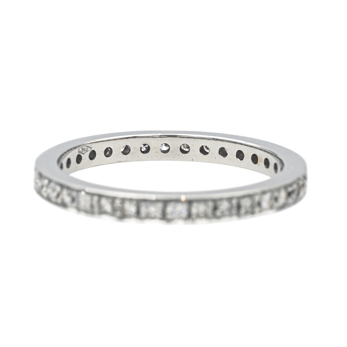 Bague Alliance en or blanc et diamants - Castafiore