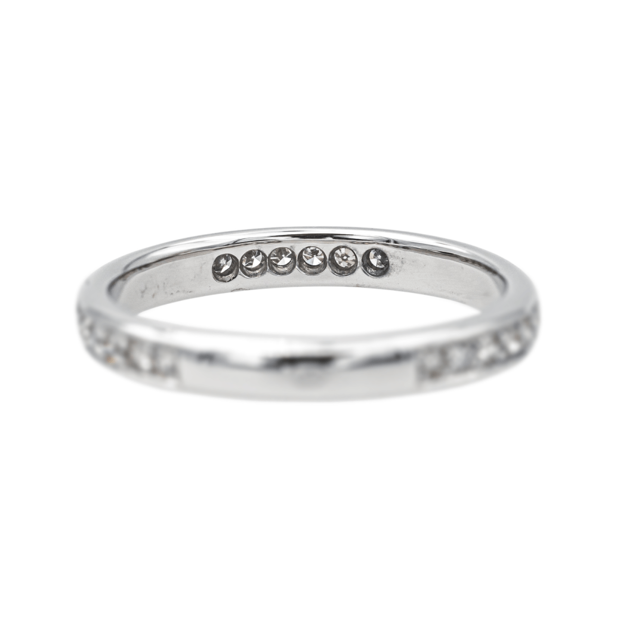 Bague Alliance en or blanc et diamants - Castafiore