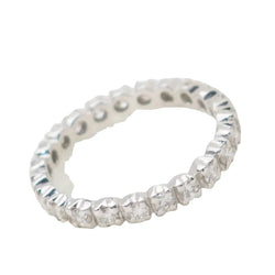 Bague Alliance en or blanc et diamants - Castafiore