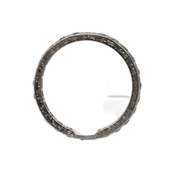 Bague Alliance en or blanc et diamants - Castafiore