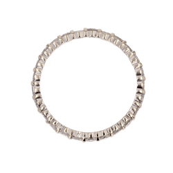 Bague Alliance en or blanc et diamants - Castafiore