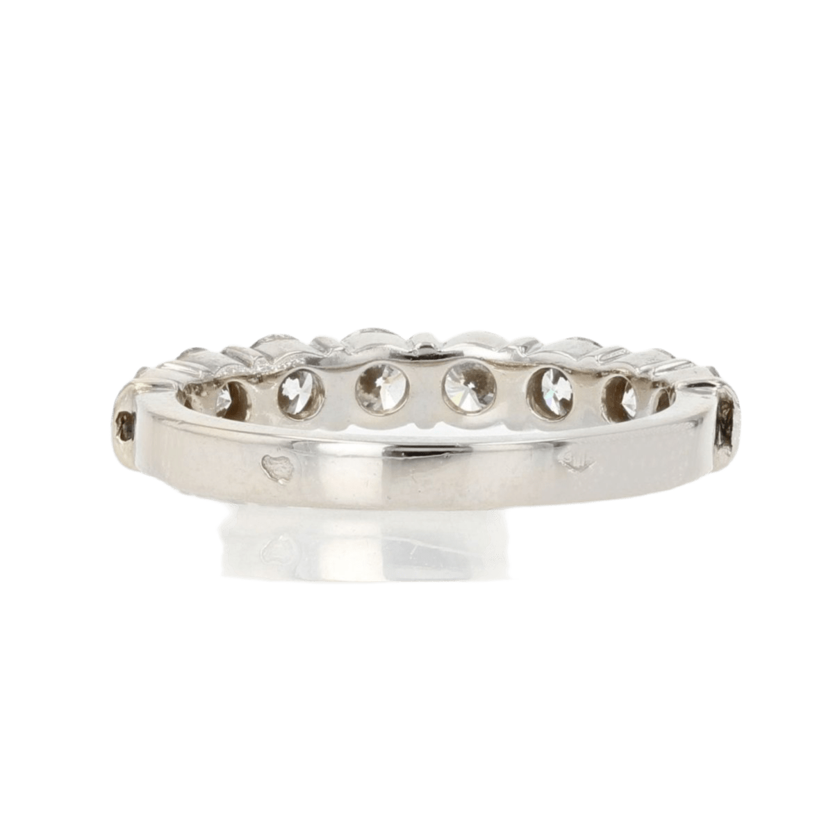 Bague Alliance en or blanc et diamants - Castafiore