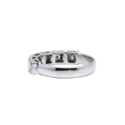 Bague Alliance en or blanc et diamants - Castafiore