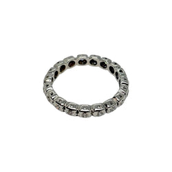 Bague Alliance en or blanc et diamants - Castafiore