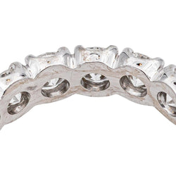 Bague Alliance en or blanc et diamants - Castafiore