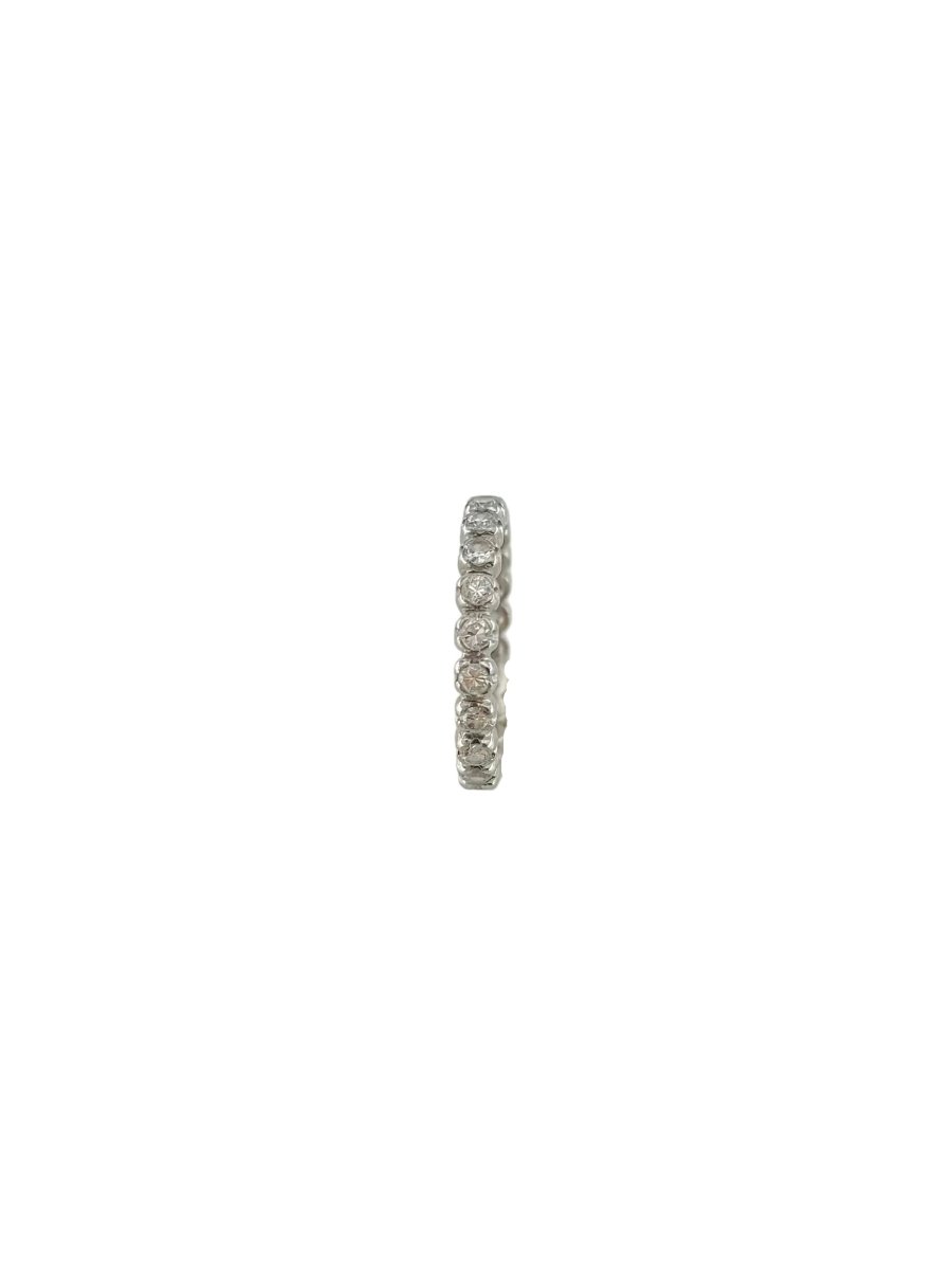 Bague Alliance en or blanc et diamants - Castafiore