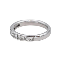 Bague Alliance en or blanc et diamants - Castafiore