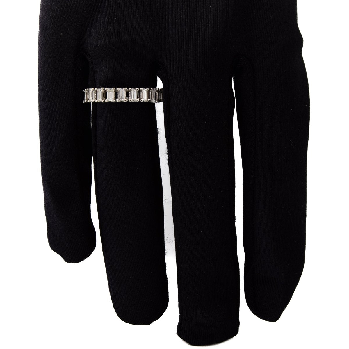 Bague Alliance en or blanc et diamants - Castafiore