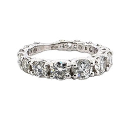 Bague Alliance en or blanc et diamants - Castafiore