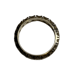 Bague Alliance en or blanc et diamants - Castafiore