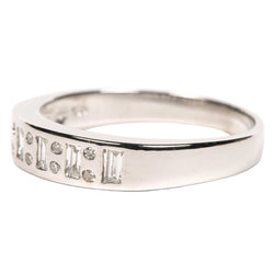 Bague Alliance en or blanc et diamants - Castafiore