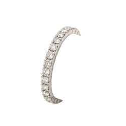 Bague Alliance en or blanc et diamants - Castafiore