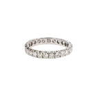 Bague Alliance en or blanc et diamants - Castafiore