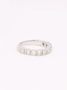 Bague Alliance en or blanc et diamants - Castafiore