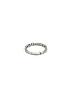 Bague Alliance en or blanc et diamants - Castafiore