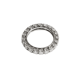 Bague Alliance en or blanc et diamants - Castafiore