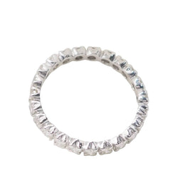 Bague Alliance en or blanc et diamants - Castafiore