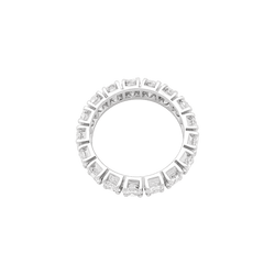 Bague Alliance en or blanc et diamants - Castafiore