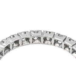 Bague Alliance en or blanc et diamants - Castafiore