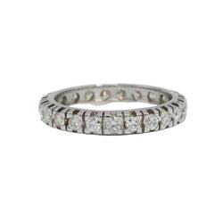 Bague Alliance en or blanc et diamants - Castafiore