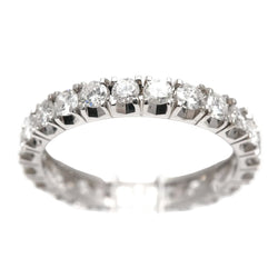 Bague Alliance en or blanc et diamants - Castafiore