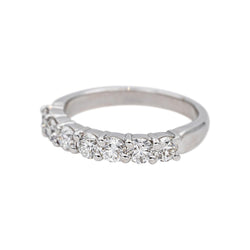 Bague Alliance en or blanc et diamants - Castafiore