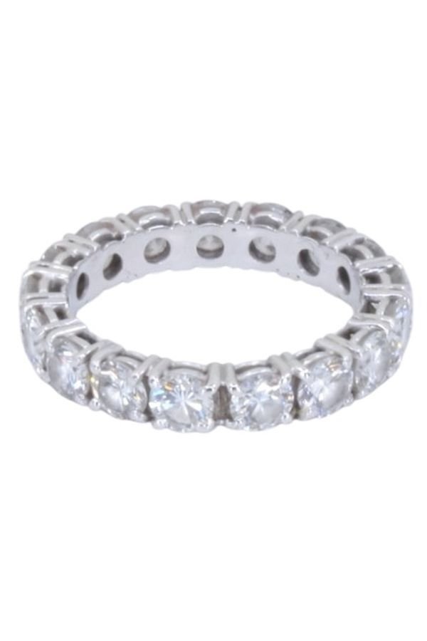 Bague Alliance en or blanc et diamants - Castafiore