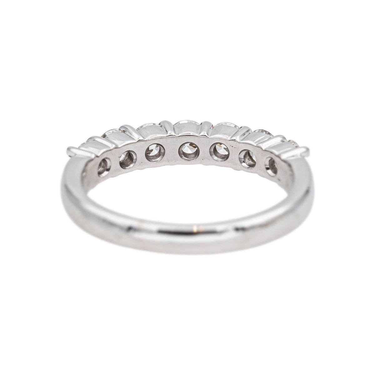 Bague Alliance en or blanc et diamants - Castafiore