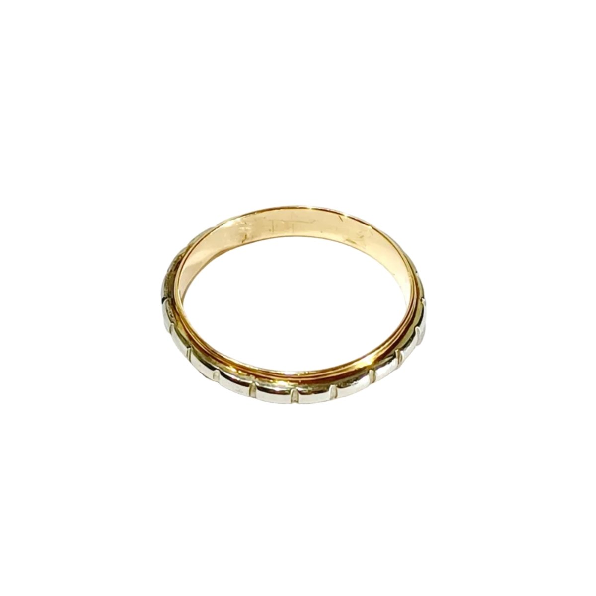 Bague Alliance en or blanc et or rose - Castafiore