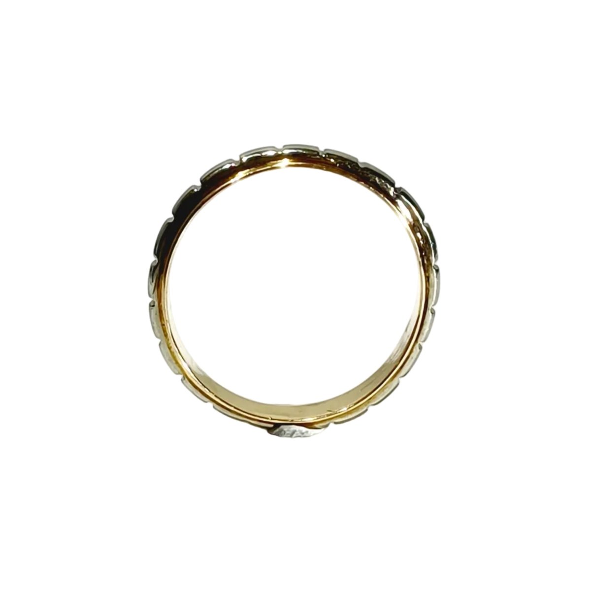 Bague Alliance en or blanc et or rose - Castafiore