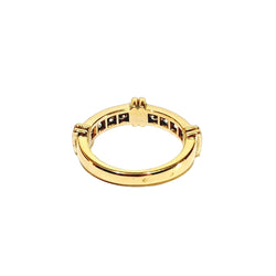 Bague Alliance en or champagne et diamants - Castafiore