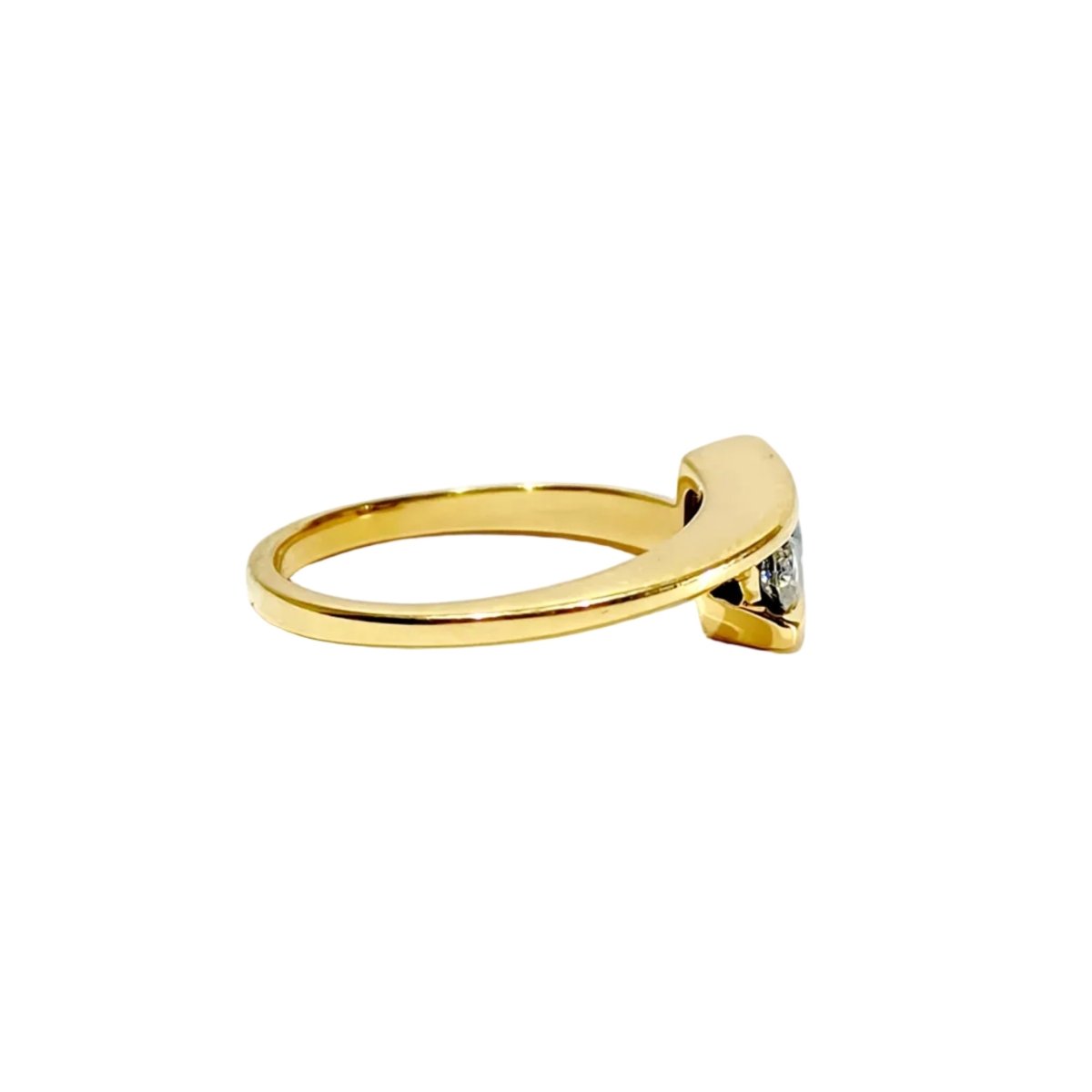 Bague Alliance en or et diamants - Castafiore