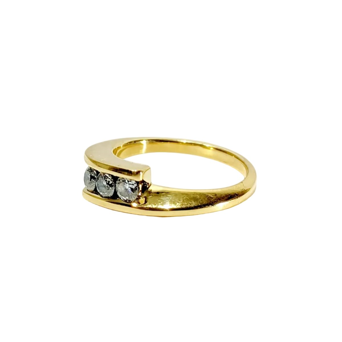 Bague Alliance en or et diamants - Castafiore
