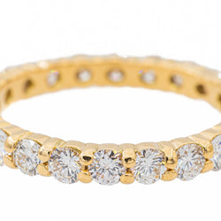 Bague Alliance en or jaune et diamant - Castafiore