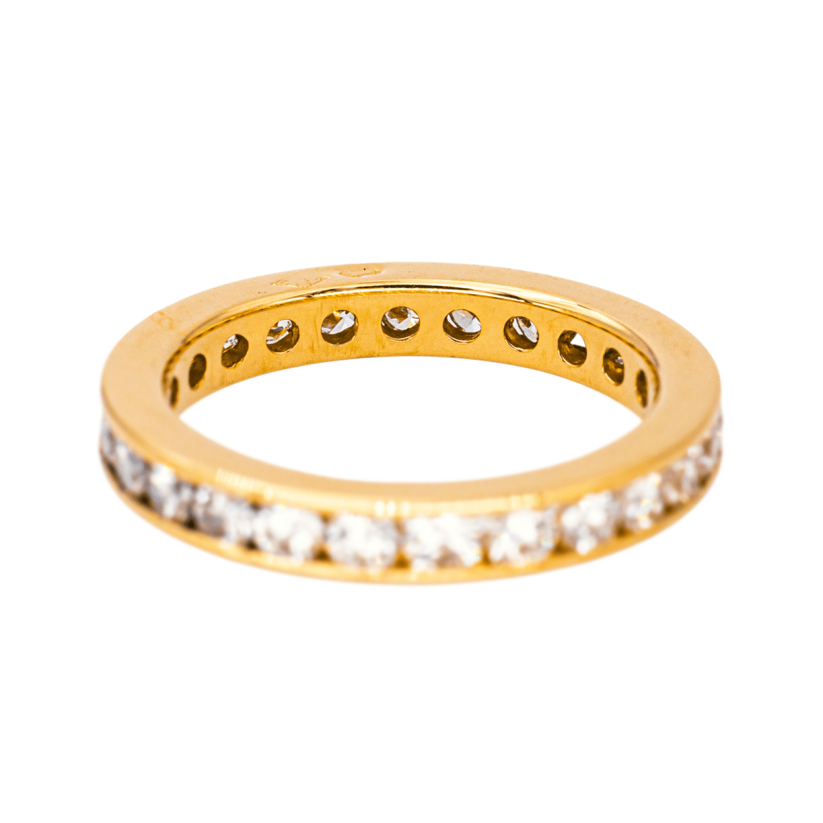 Bague Alliance en or jaune et diamant - Castafiore