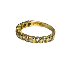 Bague Alliance en or jaune et diamants - Castafiore